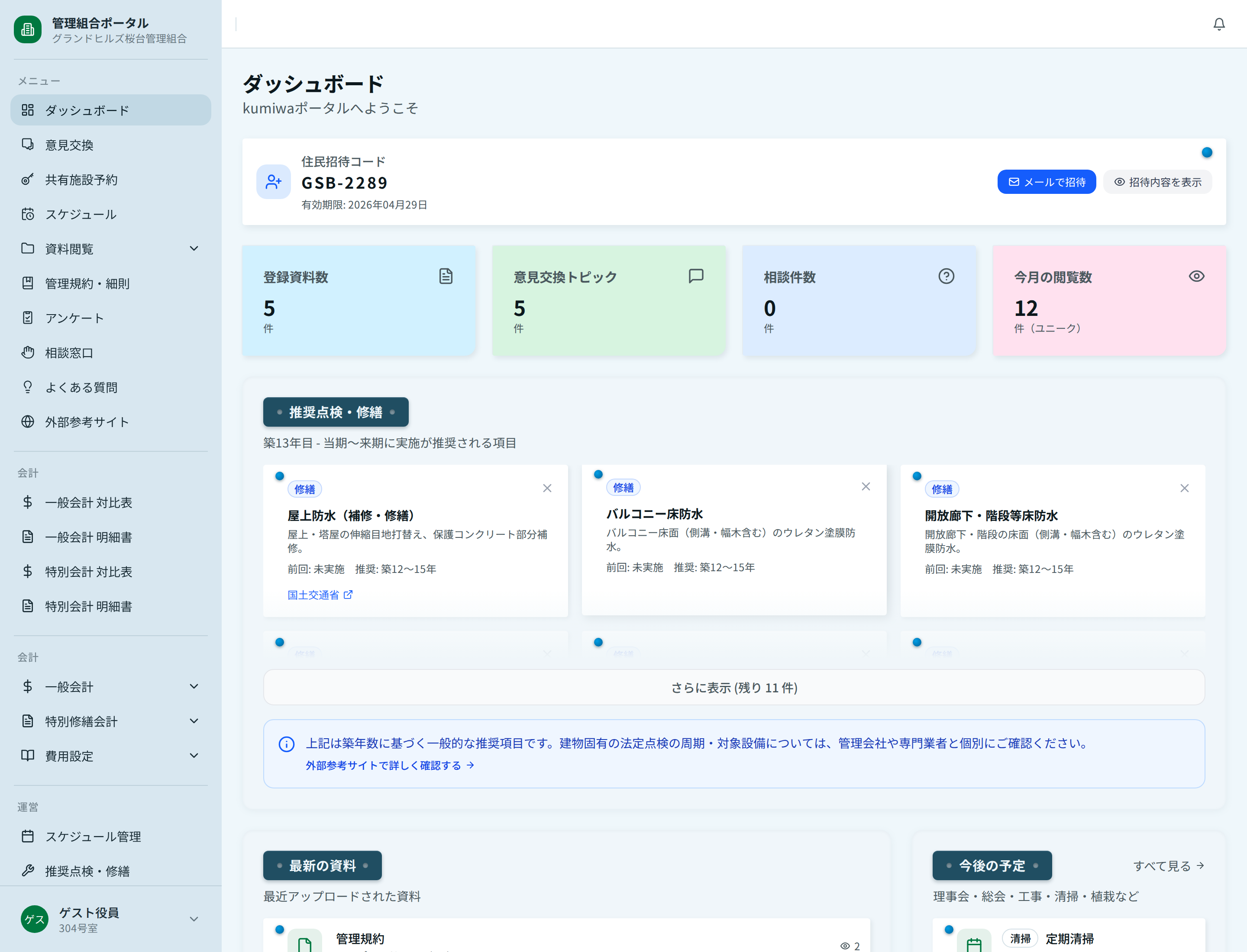 kumiwa ダッシュボードの全体像